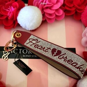 Victoria's Secret Red Rhinestone Keychain
